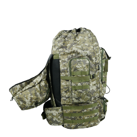 Тактичний рюкзак 100 л піксель. Похідний тактичний рюкзак на 100 літрів, великий військовий рюкзак Київ