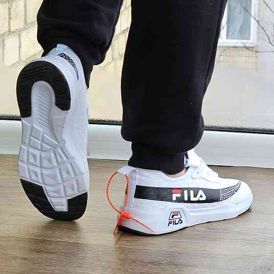 Кросівки FILA Білі Чоловічі Філа Літні Тканинні Сіточка (розміри: 40,41,42,43,44,45) Дніпро