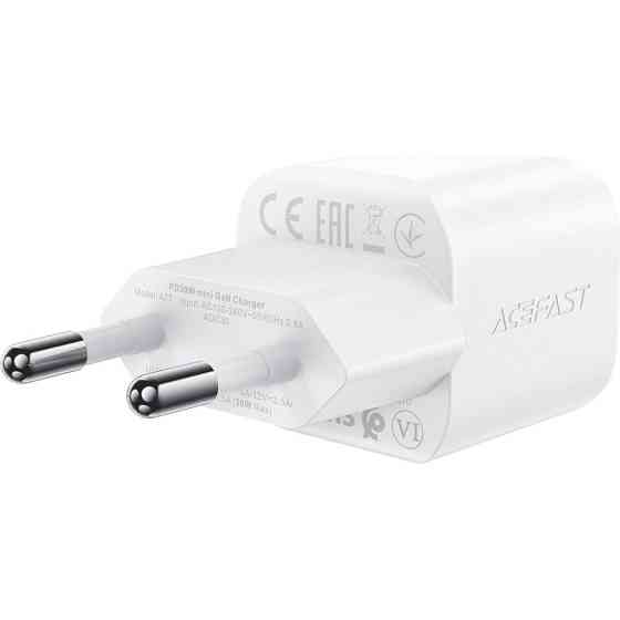 Зарядний пристрій USB-C 30W Gan A77 mini + USB-C cable Fast Charger White Acefast Винница
