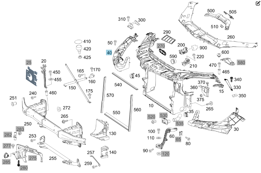 Mercedes-Benz  A2926200200 Кронштеїн фари нижній правий ML/GLE W166 GLE Coupe C292 Одесса - изображение 2