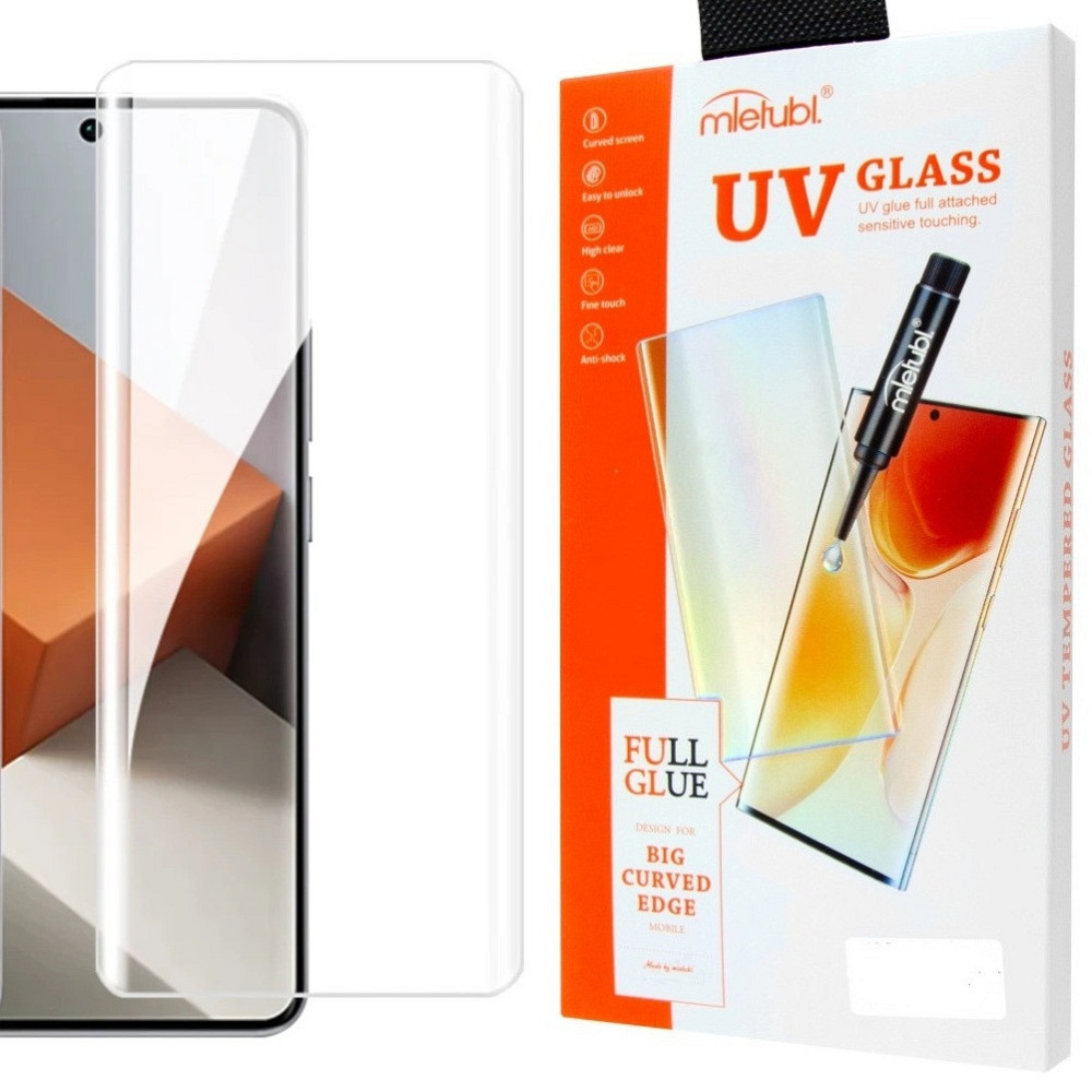 Защитное стекло Xiaomi Redmi Note 15 Pro Plus Закаленное УФ (UV) Одесса - изображение 1