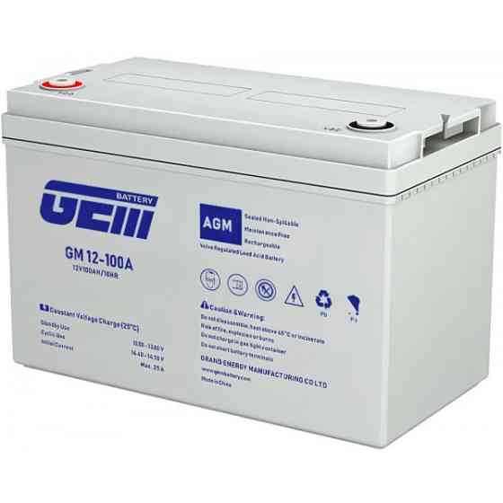 Акумуляторна батарея GEM Battery 12V-100Ah, AGM, L5/T5, (GM 12-100) Киев