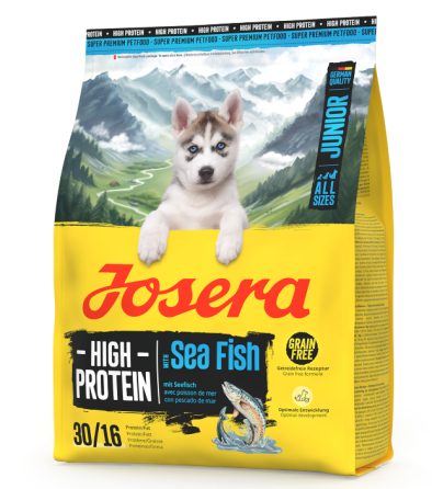 Сухой корм Josera High Protein Junior Sea Fish (Йозера Хай Протеин Юниор) для щенков всех пород с морской рыбой, 900 г Винница