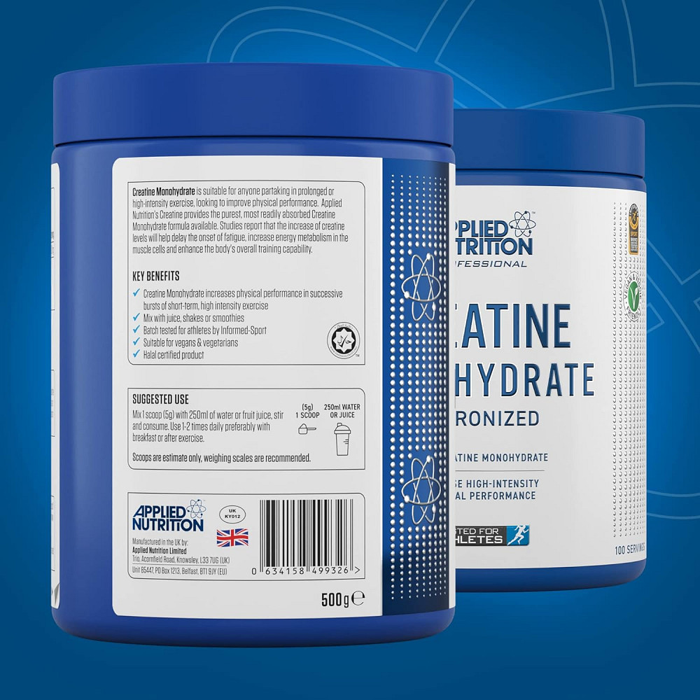 Креатин Applied Nutrition CREATINE MONOHYDRATE POWDER 500g Луцьк - фото 3