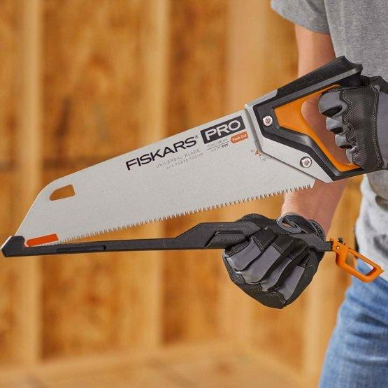Універсальна Ручна Пила 38 см 9 TPI з чохлом Fiskars "PowerTooth" (1062930) Загартована сталь Нововолинськ - фото 7