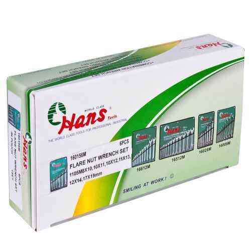 Набір ключів розрізних 8-19 мм,6 пред. HANS Одесса