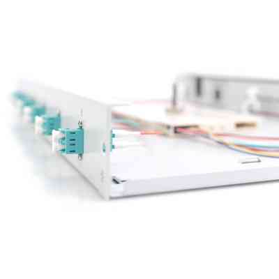 Патч-панель 1U 19&quot;, 6xLC duplex, incl, Splice Cass, OM3 Color Pigtails, Adapter Digitus (DN-96330/3) Вінниця