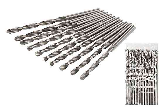 Свердло для металу MASTERTOOL HSS 5,5х93 мм WHITE 10-1055 Рівне