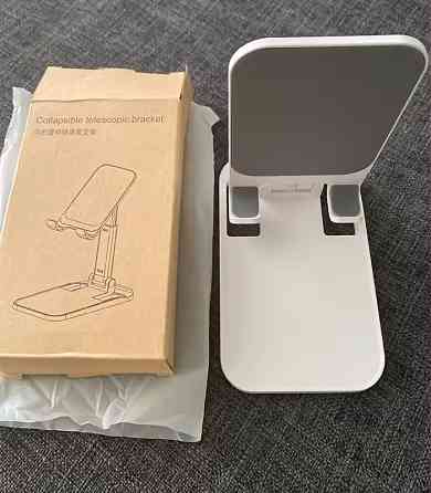 Підставка-тримач настільна для телефону JK001,складна, біла Кам'янець-Подільський