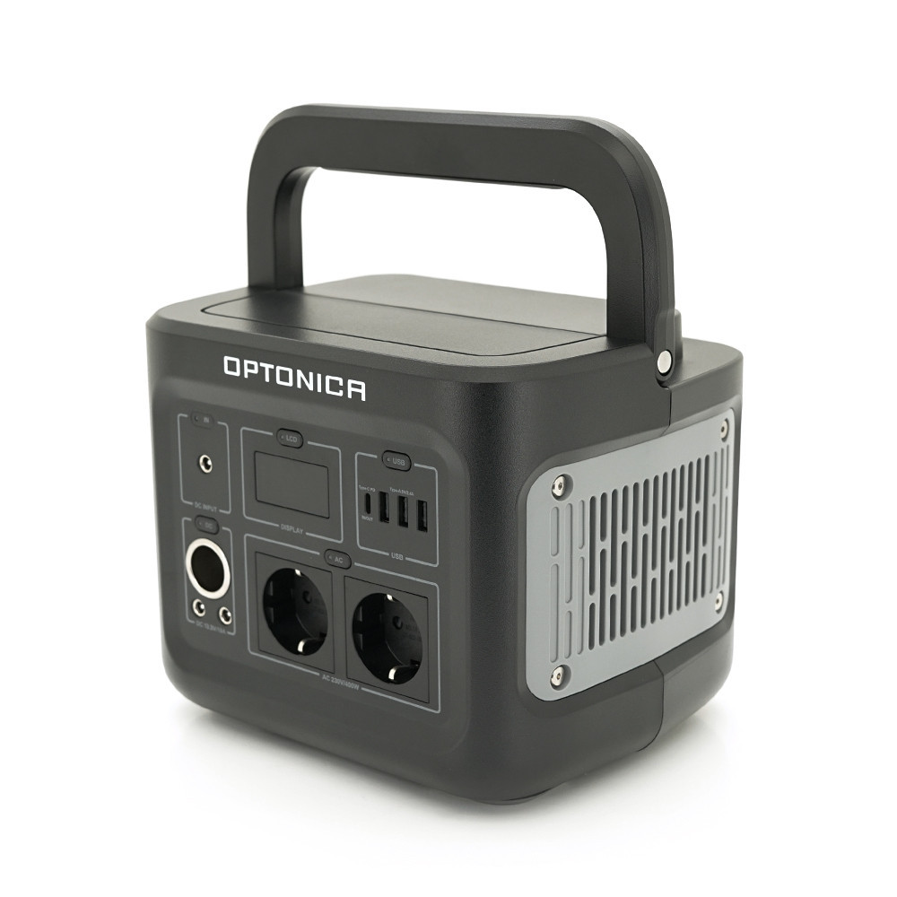 Зарядна станція Optonica B400-A1. Ємність 320Wt/h, Потужність 400Вт. Out:2xAC230, 2хDC13.3V/10A, USB-3x5V/2.4A, Type-C 60W(PD), Київ - фото 5