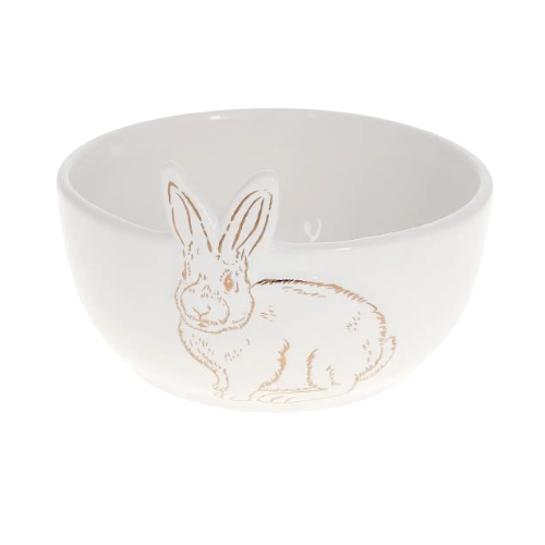 Піала з малюнком Bunny 12,5см кераміка 795-212 білий/золото БОНА ДИ Житомир - фото 1
