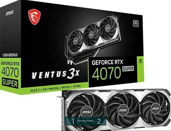 Відеокарта: MSI GeForce RTX 4070 SUPER 12G. Київ