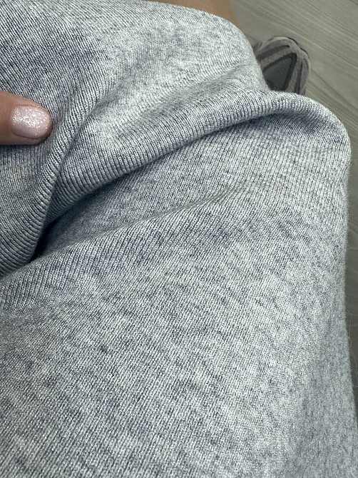 Спідниця жіноча Accorddream 8631 вʼязана міді з розрізом, сірий, one size Київ - фото 7