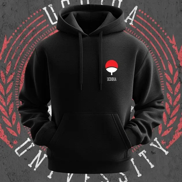 Худі для підлітка хлопчика з принтом Наруто Uchiha Unive140ity Red Розмір 160 Anime11194 Дніпро - фото 3