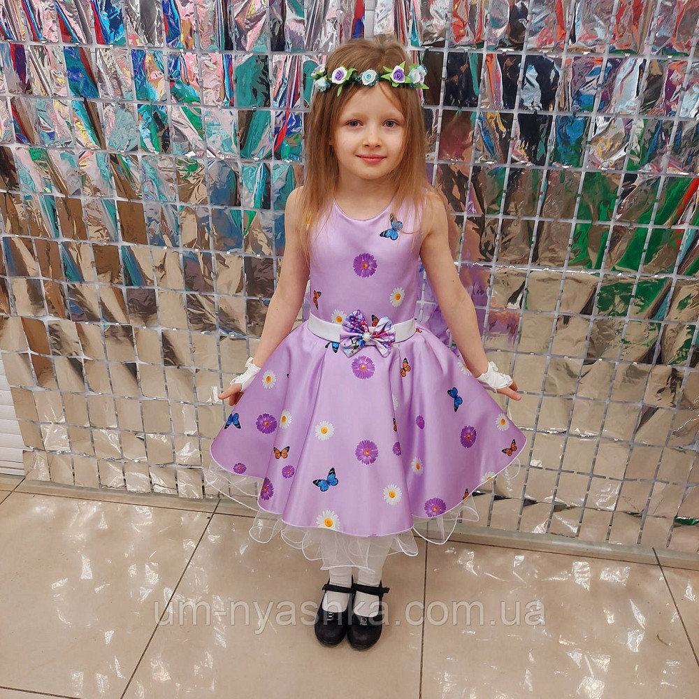 Пишне ошатне плаття з квітами для образу весни або в ретро стилі "Стиляги" Кривий Ріг - фото 2