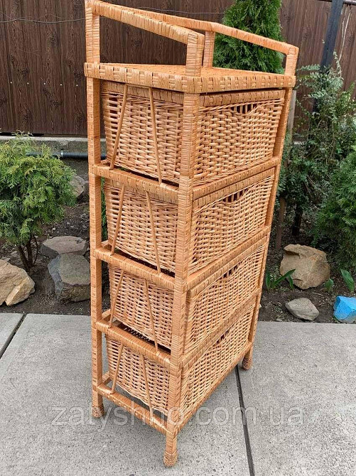 Комод плетеный на 4 ящика Киев - изображение 9