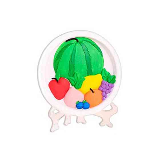 Набір для гіпсової розмальовки "Фрукти" YG0230-9 з підставкою, 11 см Вінниця