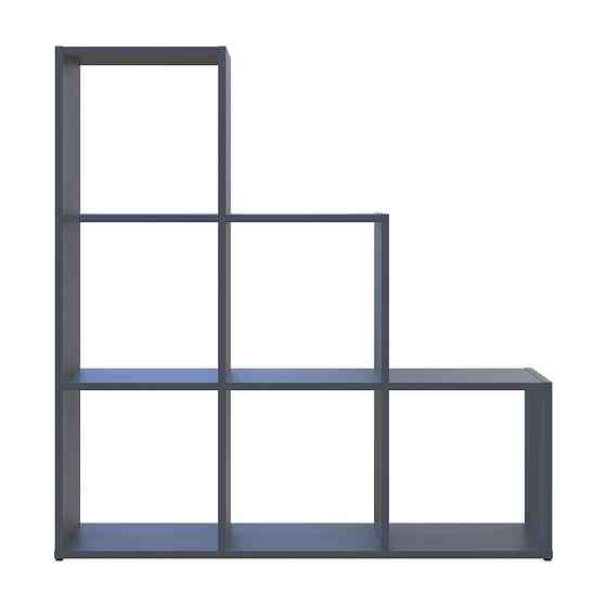 Стелаж Doros Степ 3х3 Графіт відкритий 102.6х28.8х106.1 DRS-011764 (41516162) Дніпро