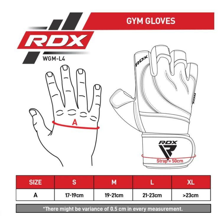 Перчатки для фитнеса RDX L4 Micro Gray/Black S Киев - изображение 8