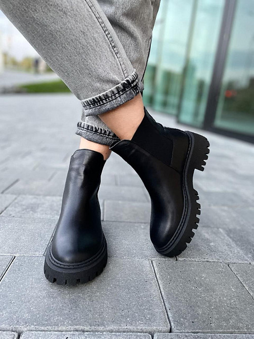 Черевики жіночі GREMMY чорні натуральна шкіра висота 13 см (4805) Коломыя - изображение 7