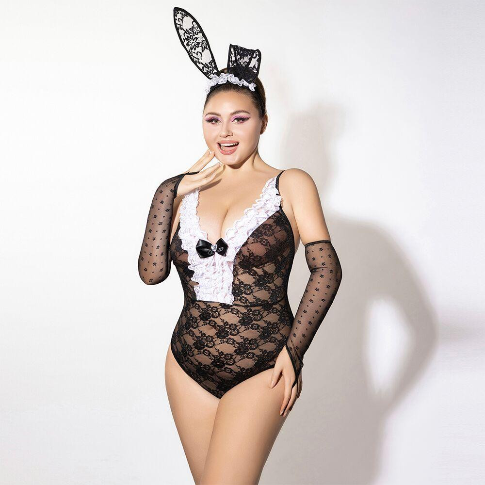 Еротичний костюм зайчики JSY P61101 Plus Size Sex Aura Київ - фото 1