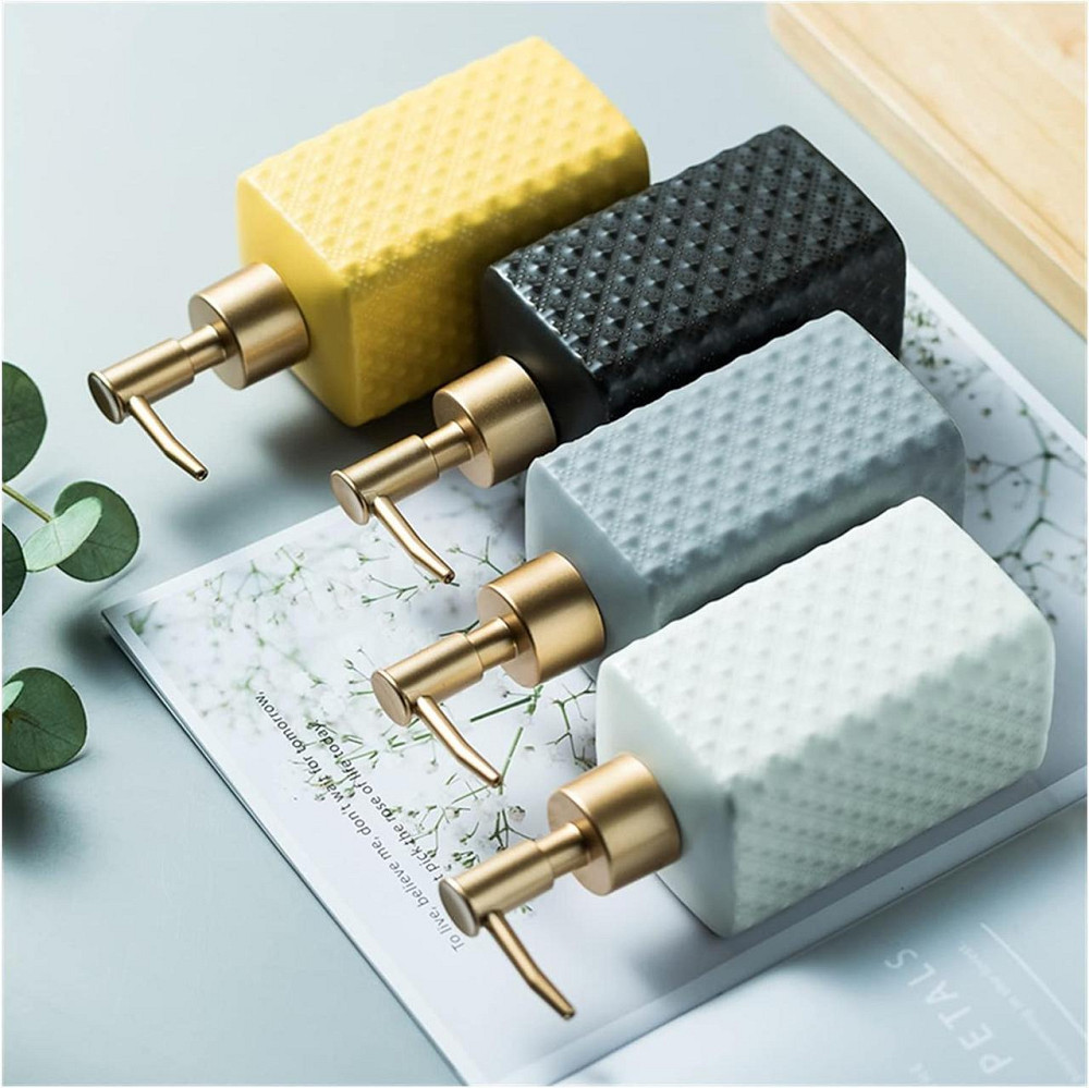 Комплект керамических аксессуаров для ванны: дозатор, мыльница, стаканы Черного цвета Каменец-Подольский - изображение 5