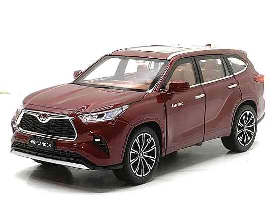 Машина Автосвит Toyota Highlander инерционная открываются двери капот багажник 21см Бордовий (AP-2024) Чернігів