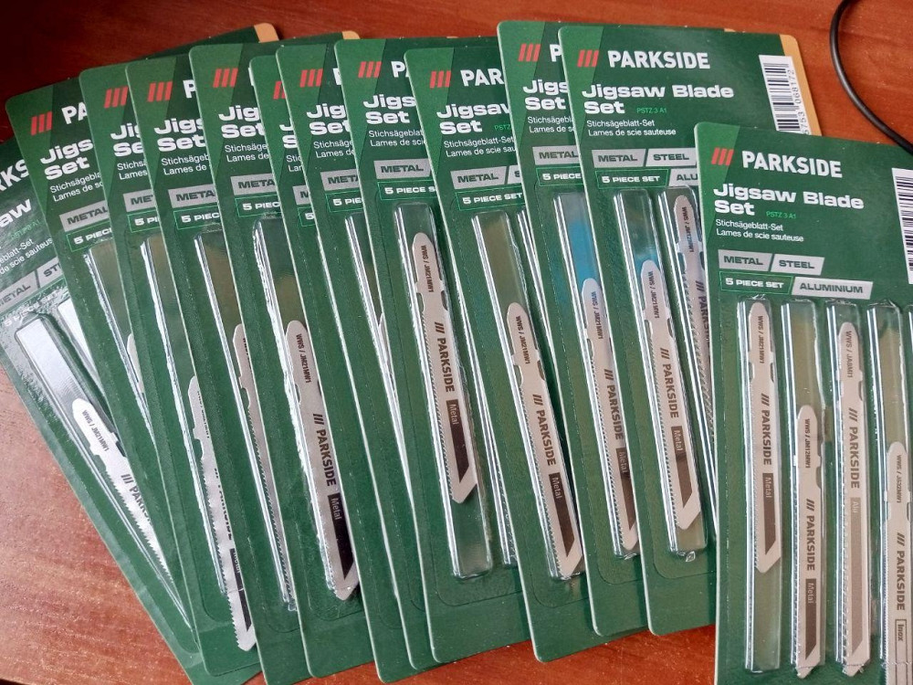 Набір полотен для лобзика PARKSIDE®, 5 шт. (металічний набір) Полтава - фото 1