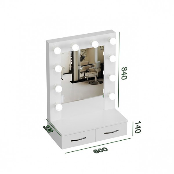 Дзеркало візажиста з висувними ящиками U4 Київ - фото 2