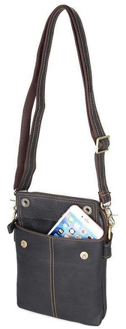 Сумка мужская Черная (Vintage) Киев - изображение 10