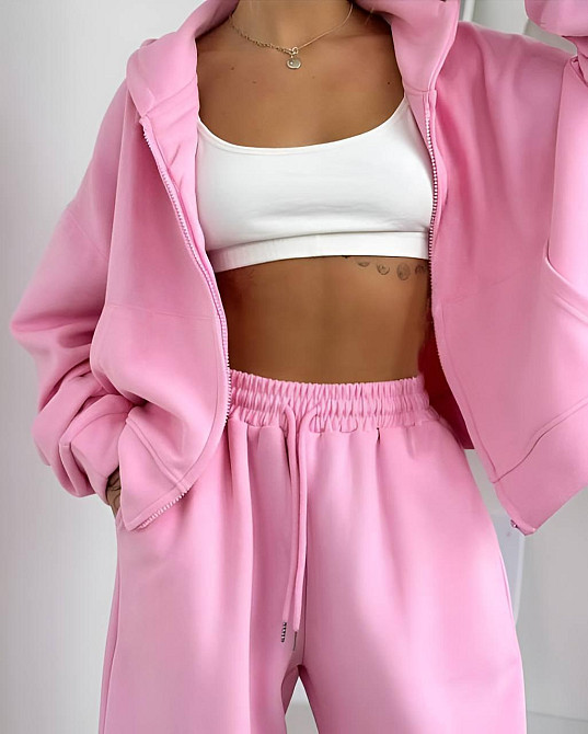 Женский стильный повседневный костюм двойка двухнитка Одесса - изображение 4