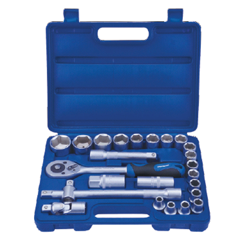 Набір головок із тріскачкою 1/2" 26 од. СТАНДАРТ ST-1226 Одеса - фото 1