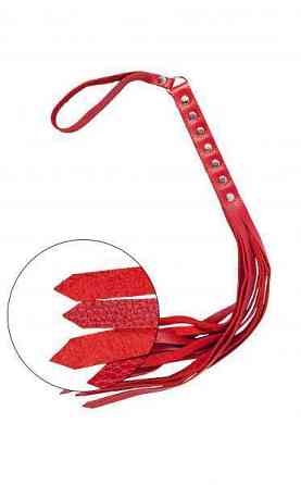 Флогер S&M Fancy Leather Floger, Red Sex Aura Київ