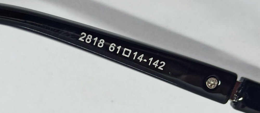 Брендові чоловічі стильні окуляри краплі чорні в сірому металі 2818 Київ - фото 3