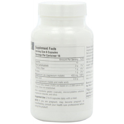 Минералы Source Naturals Магний + Яблочная Кислота 625мг, 100 капсул (SN1599) Винница - изображение 2