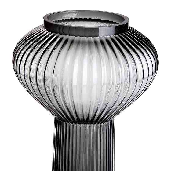 Yiwu Скляна ваза 30 см сіра HP-1718 Коломия