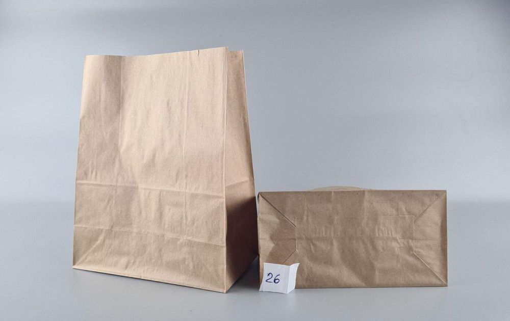 Пакет з дном паперовий 29*23*11 коричневий №26 (25 шт) Харків - фото 3