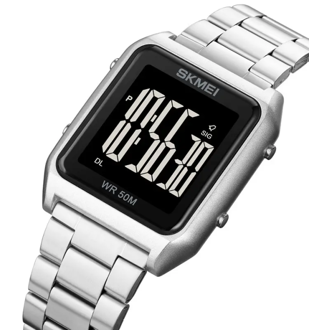 Чоловічий наручний годинник Skmei 1879 (Сріблястий) Вінниця - фото 4