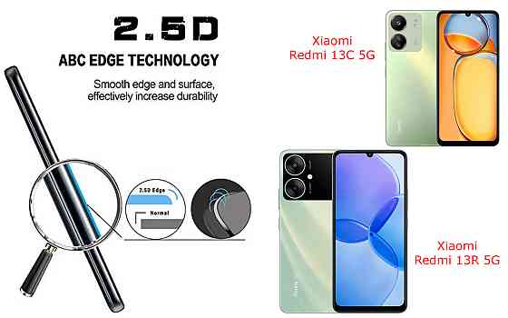 Захисне скло ArmorGlass для Xiaomi Redmi 13C 5G, 13R 5G – стійке до подряпин та ударів Київ