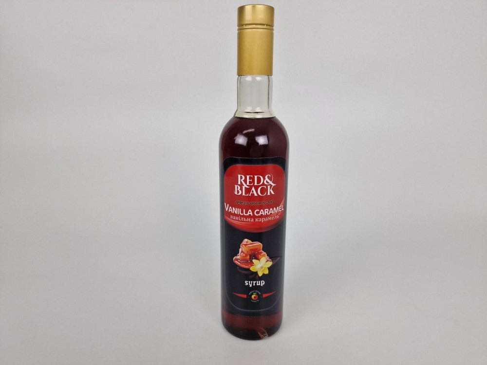 Сироп Red&Black Ванільна карамель 0,7 л (1 шт) Харків - фото 2