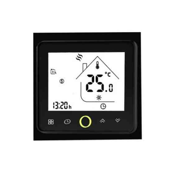 Терморегулятор сенсорный с WiFi PWT-002 Черный Киев