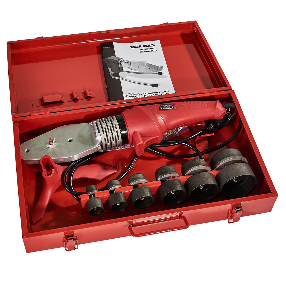 Паяльник для пластикових труб Vitals LP 6150CC dual Харків - фото 8