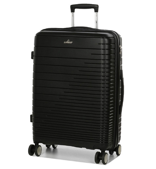 Валіза поліпропіленова MADISSON 33703 середня 66 см чорна Київ - фото 1