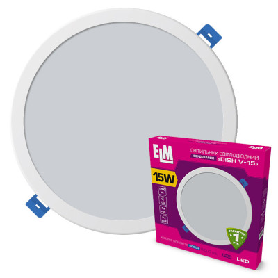 Светильник ELM Disk V - 15W 4000K (26-0086) Винница - изображение 1