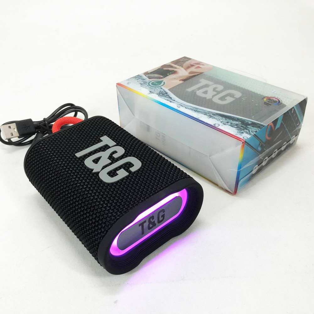 Bluetooth колонка з динамічним підсвічуванням, Колонка блютуз світлова для вечірки на вулиці OX-46 Івано-Франківськ - фото 3