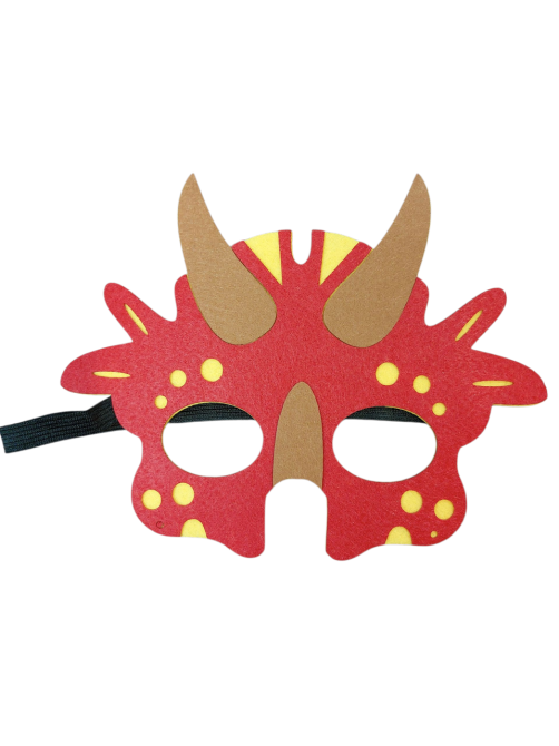 Дитяча маска Динозавр для дитячого свята one size різнобарвний Київ - фото 1