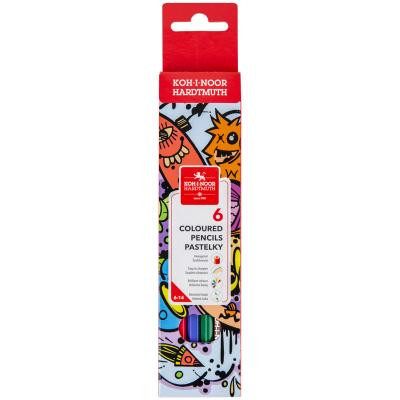 Олівці кольорові Koh-i-Noor Teenage 6 кольорів (3551) Вінниця - фото 1