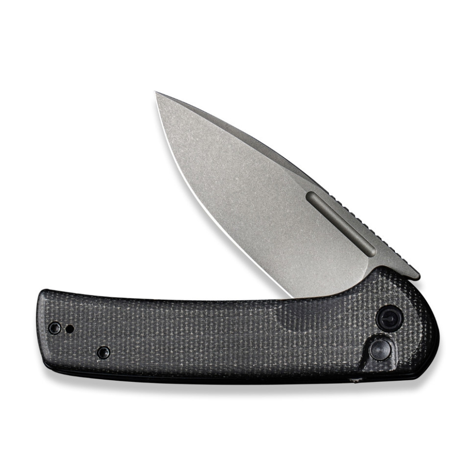 Ніж складаний туристичний Civivi Conspirator, (8.8 см) Nitro-V / Micarta чорний Київ - фото 7