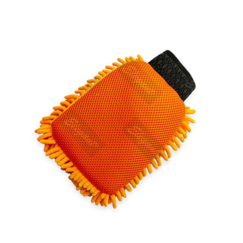 Серветка "рукавичка" (25х17) оранжева мікрофібра Мукачево - фото 2