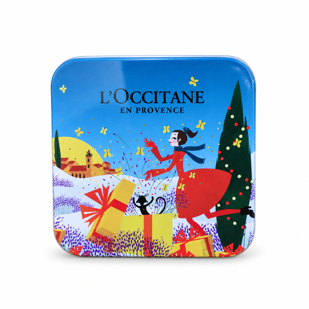 Металева подарункова коробка з кришкою L’Occitane en Provence Київ - фото 1